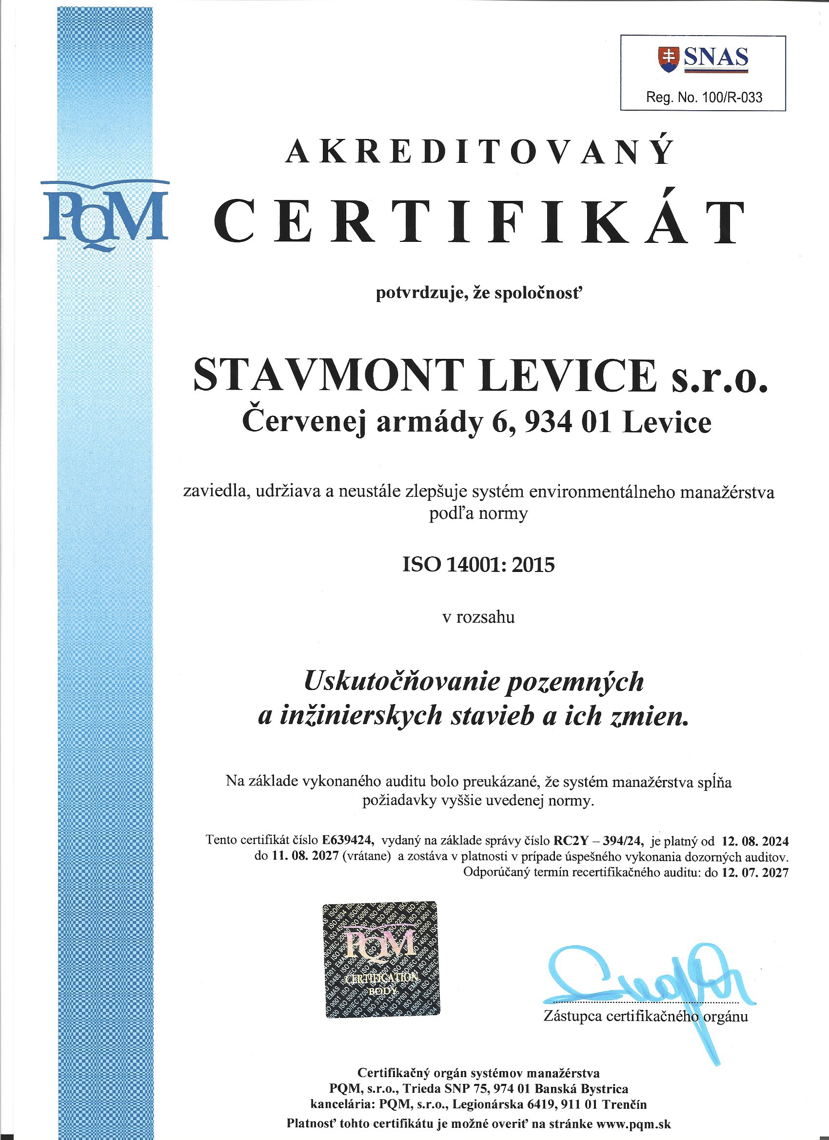 EN ISO 14001 2015